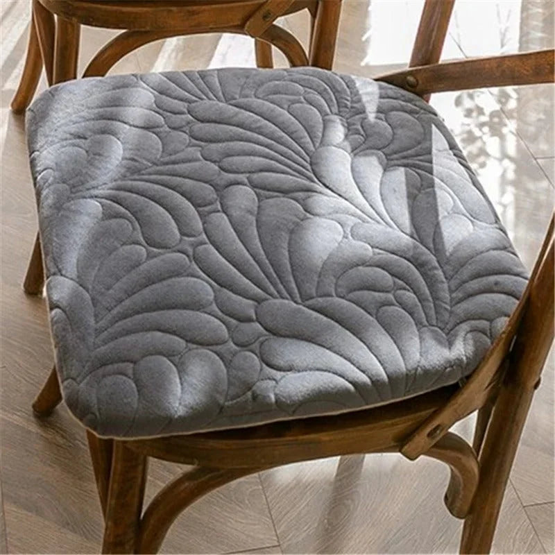 Coussin De Chaise En U – 50x50x5 Cm – Gris, Housse Lavable, Mousse épaisse, Pour Intérieur/extérieur