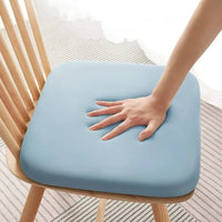 Galette de Chaise 35x35 Bleue
