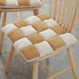 Galette de Chaise 42x42 Miel et écru