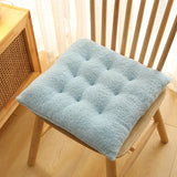 Galette de Chaise Bleue Peluche