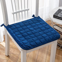 Galette de Chaise Bleue marine matelassée