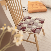 Galette de Chaise Carré au Style Romantique