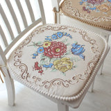 Galette de Chaise Déhoussable fleurs