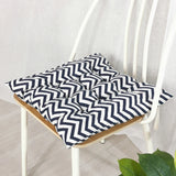 Galette de Chaise Imprimé Zigzag