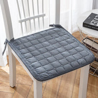 Galette de Chaise Noire claire matelassée