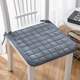 Galette de Chaise Noire claire matelassée