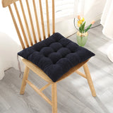 Galette de Chaise Noire texturée