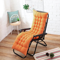 Galette de Chaise Rectangulaire Orange