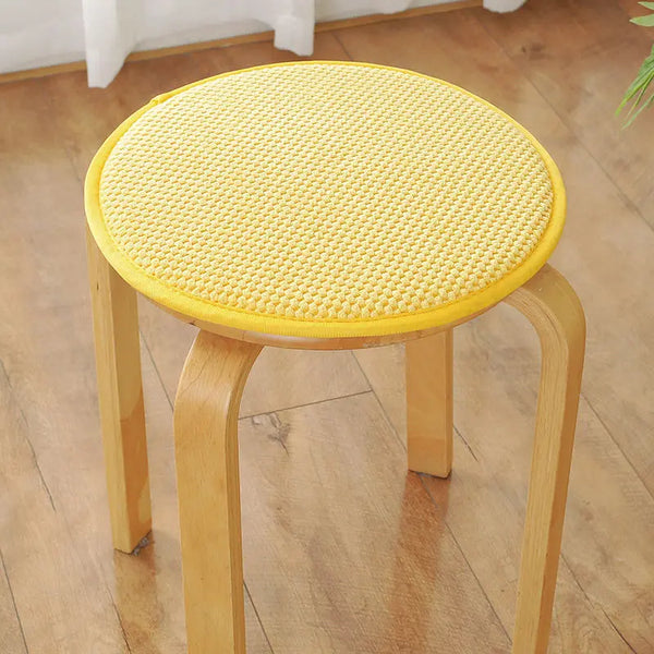 Galette de Chaise Ronde 35 cm jaune