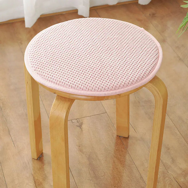 Galette de Chaise Ronde 35 cm rose