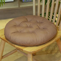 Galette de Chaise Ronde 40 cm Marron taupe