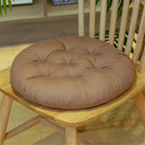 Galette de Chaise Ronde 40 cm Marron taupe