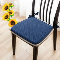 Galette de Chaise Trapèze Bleue