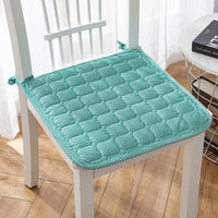 Galette de Chaise Verte matelassée