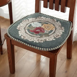 Galette de Chaise Vintage Baroque vert