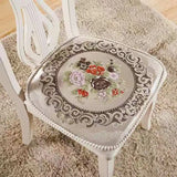 Galette de Chaise Vintage Florale beige