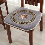 Galette de Chaise Vintage Florale mauve