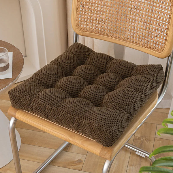 Galette de Chaise Épaisse Marron