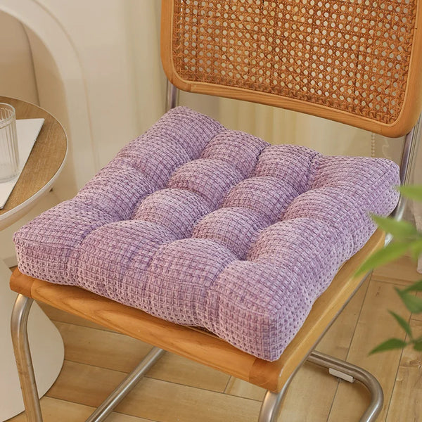 Galette de Chaise Épaisse Mauve