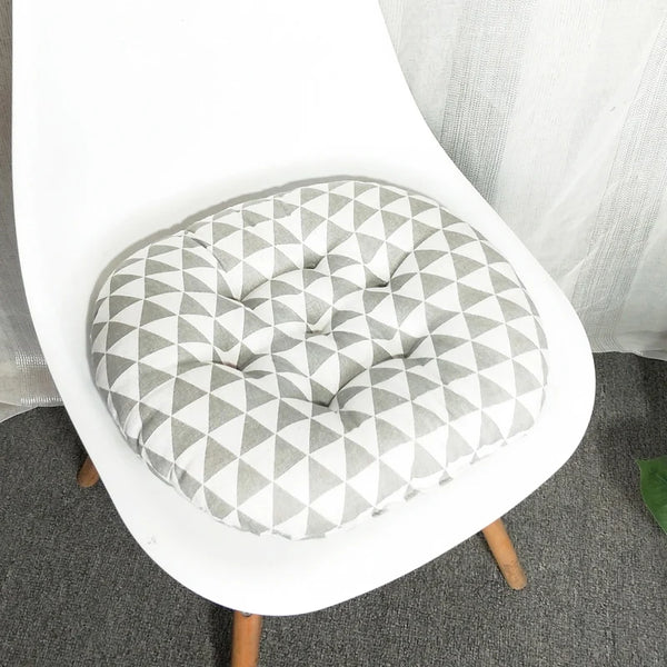 Galette de Chaise Scandinave triangles