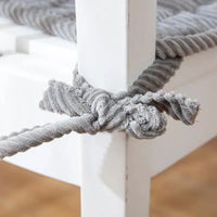 Galette de Chaise Grise matelassée