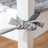 Galette de Chaise Grise matelassée