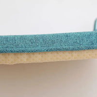 Galette de Chaise Bleue Lin