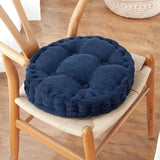 Galette de Chaise Ronde 45 cm Bleue Marine
