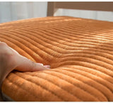 Galette de Chaise Orange en Forme de U