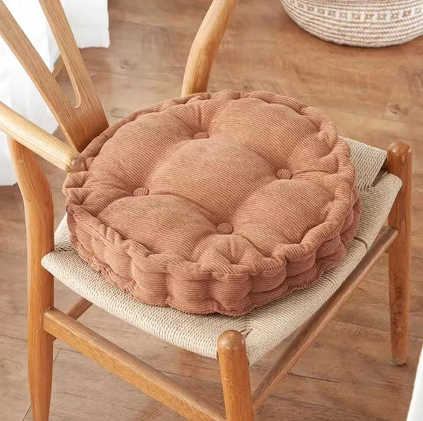Galette de Chaise Ronde 45 cm Terracotta