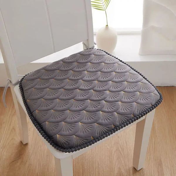 Galette de Chaise Grise Coquillage