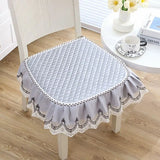 Lot de 2 Galette de Chaise avec Volant