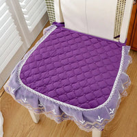 Galette de Chaise avec Volant Violette