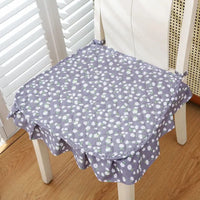 Galette de Chaise avec Volant Floral