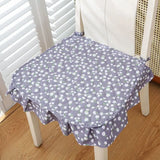 Galette de Chaise avec Volant Floral