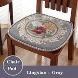 Galette de Chaise Vintage Baroque gris