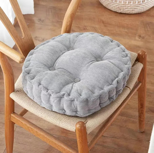 Galette de Chaise Ronde 45 cm Grise