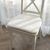 Galette de Chaise Blanche en Forme de U