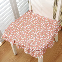 Galette de Chaise avec Volant Floral