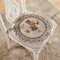 Galette de Chaise Vintage Florale beige