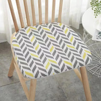 Galette de Chaise Trapèze chevrons