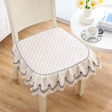 Lot de 2 Galette de Chaise avec Volant