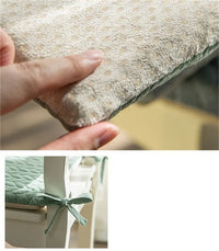 Galette de Chaise Verte antidérapante