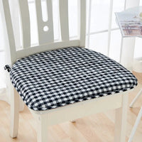 Galette de Chaise 50x50 Vichy noir