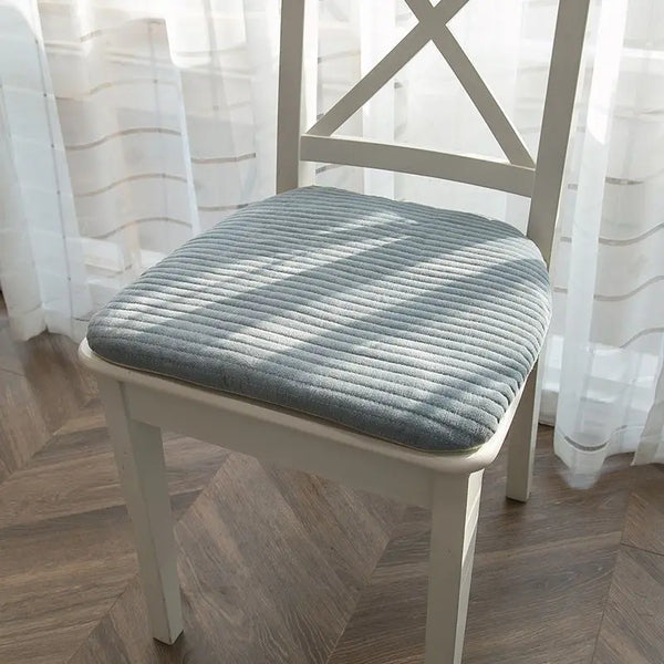 Galette de Chaise Grise en Forme de U