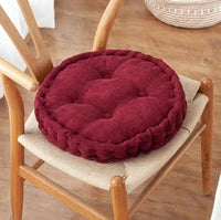 Galette de Chaise Ronde 45 cm Rouge