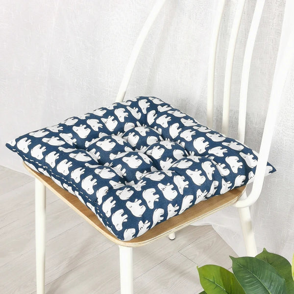 Galette de Chaise Imprimé éléphant