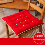 Galette de Chaise 40x40 Pastilles multicolores