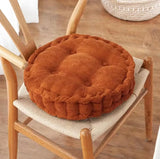 Galette de Chaise Ronde 45 cm Orange brûlé