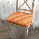 Galette de Chaise Orange en Forme de U